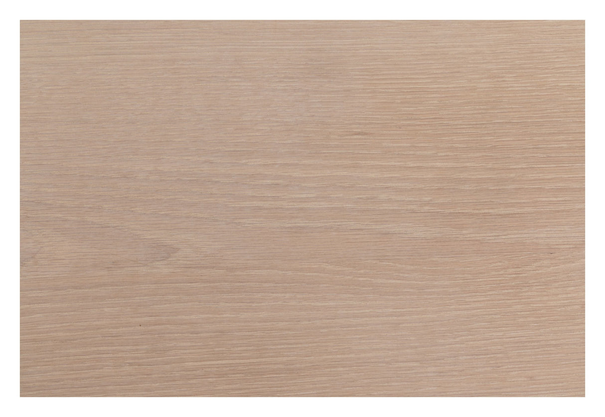 Cannes Dining table, White Pig. oiled oak veneer, 200x100x75