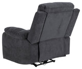 Mora Recliner with electric function, Dark gray