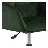 Brooke Office Chair, Forest green velvet