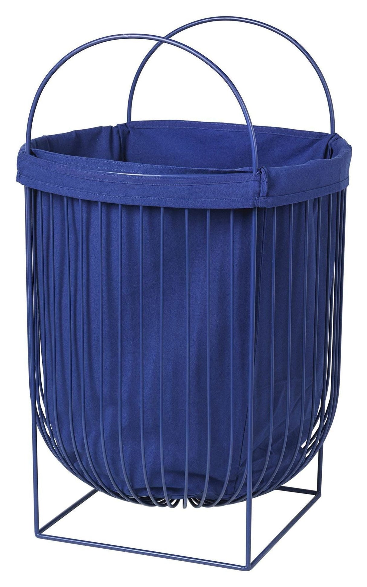 Arild Laundry Basket, Dark Blue