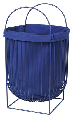 Arild Laundry Basket, Dark Blue