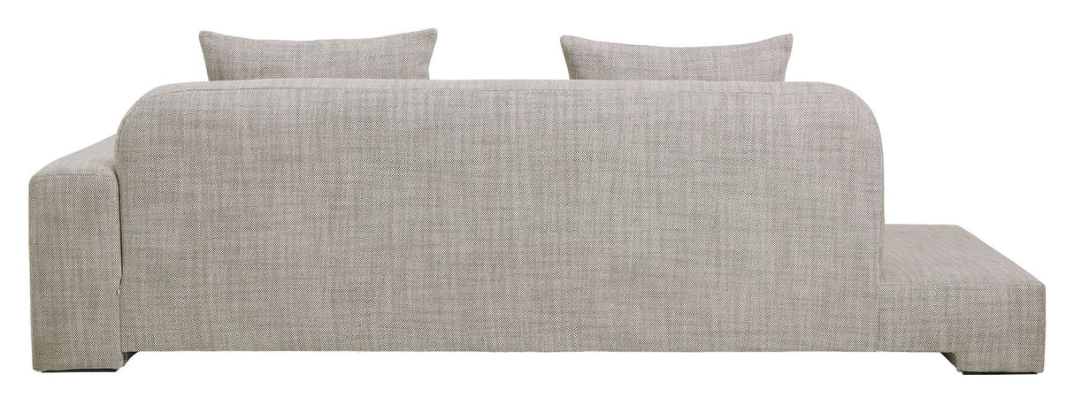 Bay 3-seater sofa right, Gray