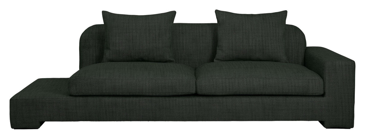 Bay 3-seater sofa right, Green