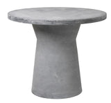 FIBER Dining table - Gray, Ø90