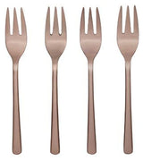 Hune Cake Forks Set/4, Titanium Espresso