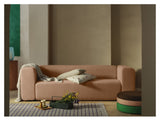 Lagoon 3-seater sofa, Peach