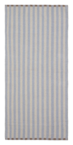 Lamel Cotton Blanket 70x140, Blue/gray