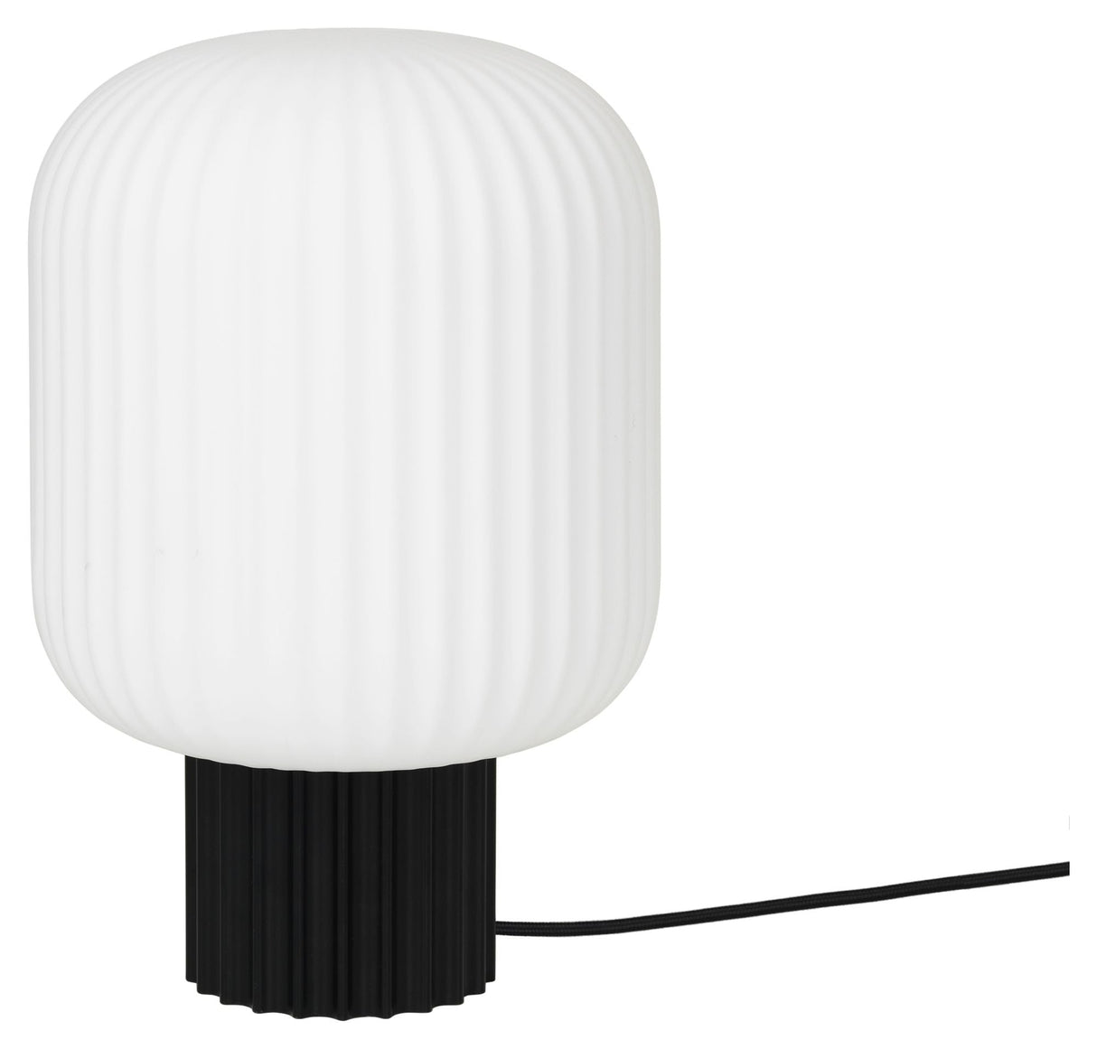 Lolly Table Lamp Black/Opal White, Ø20