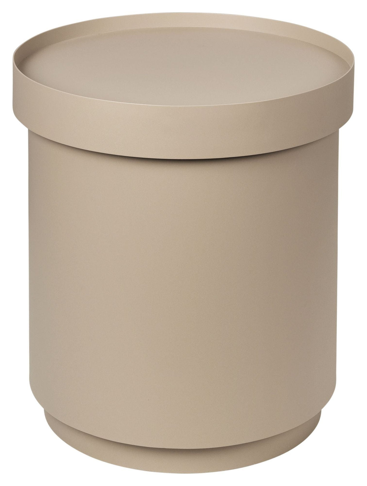 Ninna Side table with storage Beige, Ø35