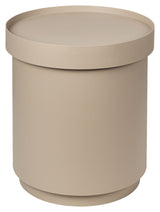 Ninna Side table with storage Beige, Ø35