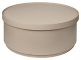 Ninna Coffee table with storage Beige, Ø75