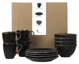 Nordic Breakfast set for 4, Black