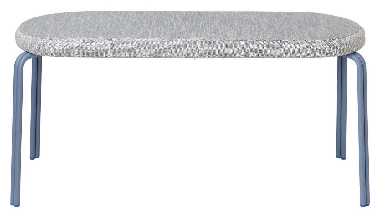 Oda Bench, Textile/Blue