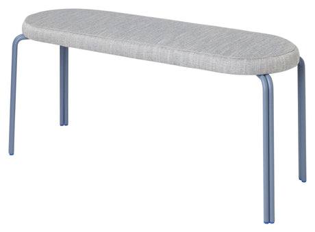 Oda Bench, Textile/Blue