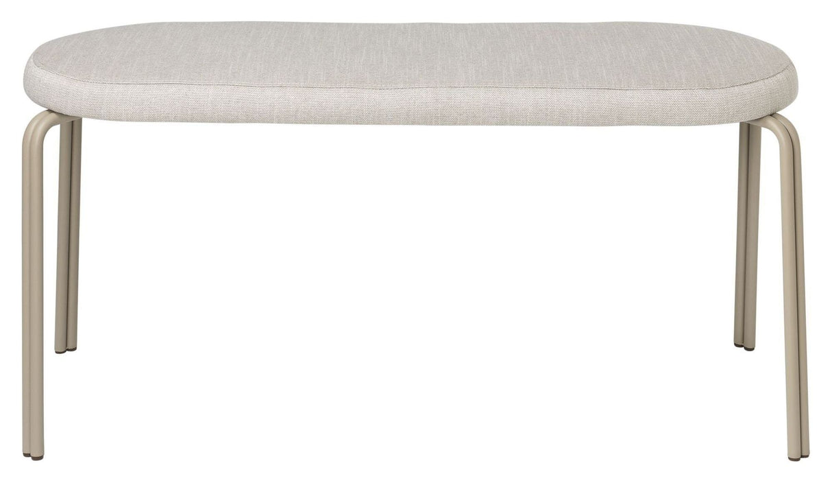 Oda Bench, Textile/Gray