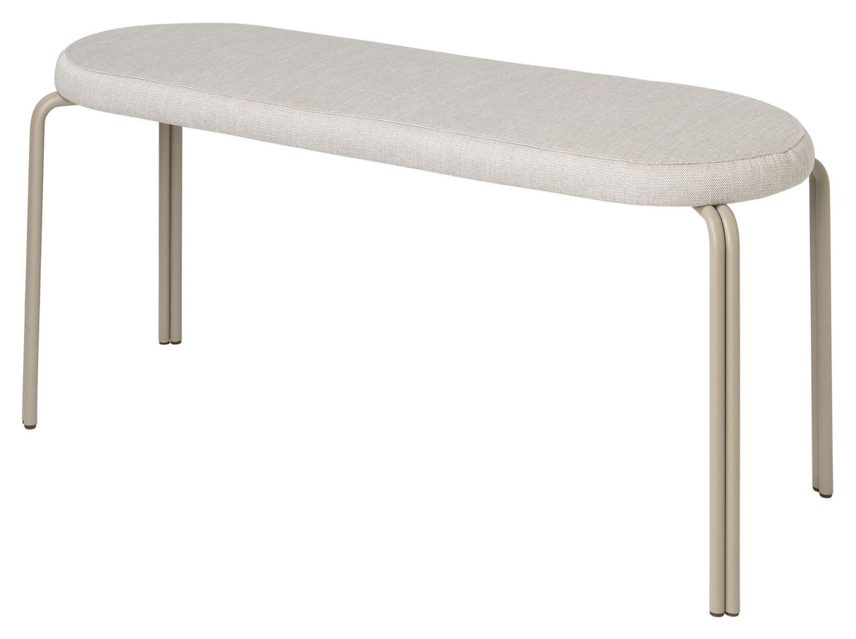 Oda Bench, Textile/Gray