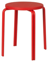 Oda Stool, Red/Ash veneer