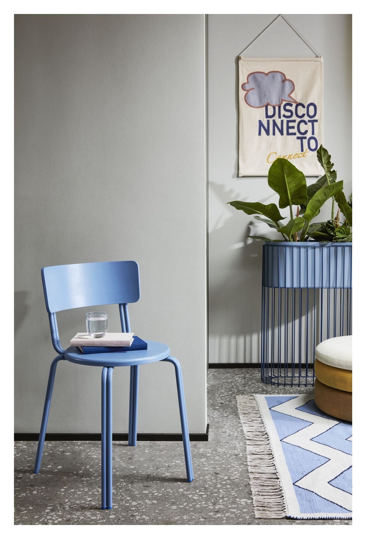 Oda Dining Chair, Blue