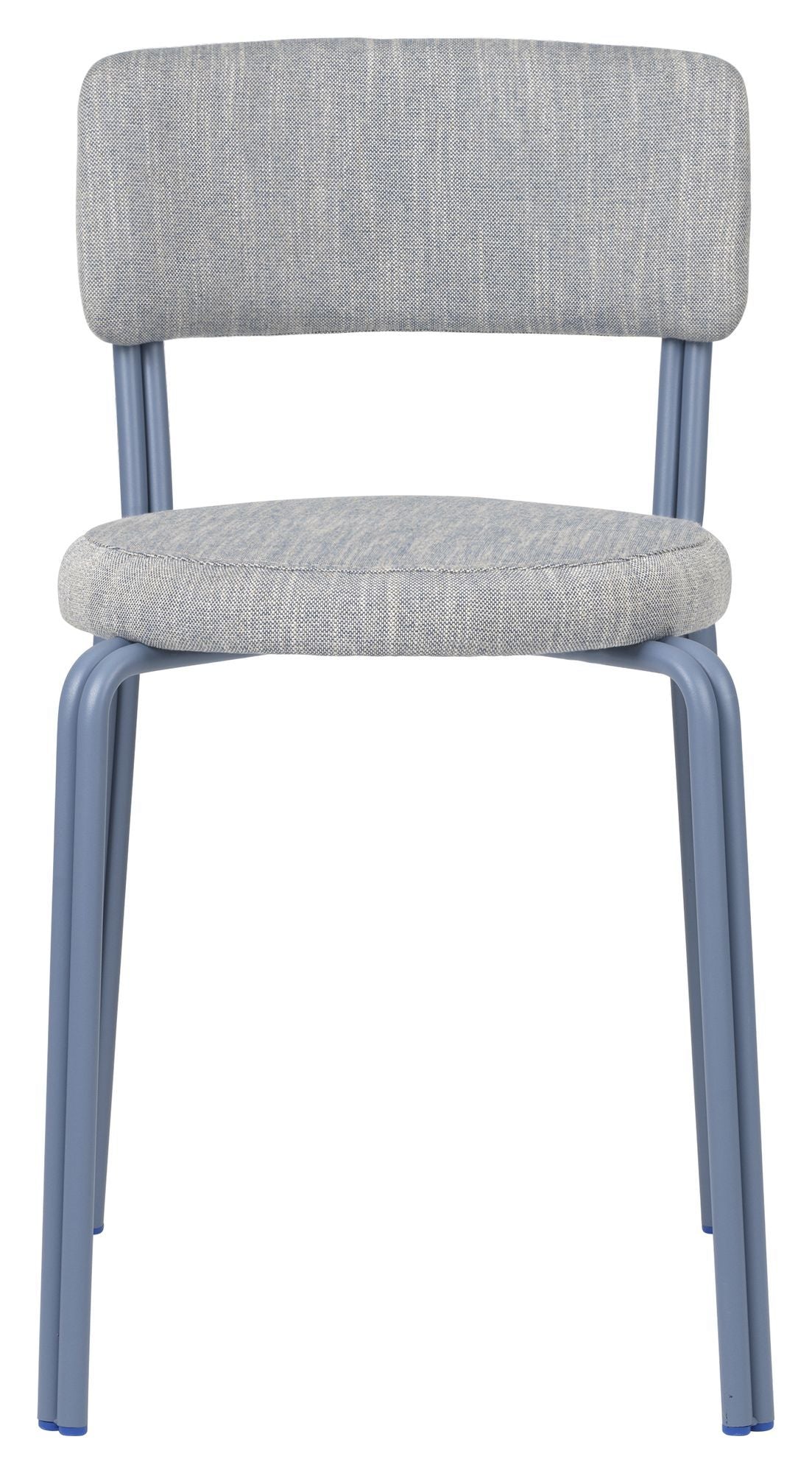 Oda Dining chair Powder coated steel, Blue