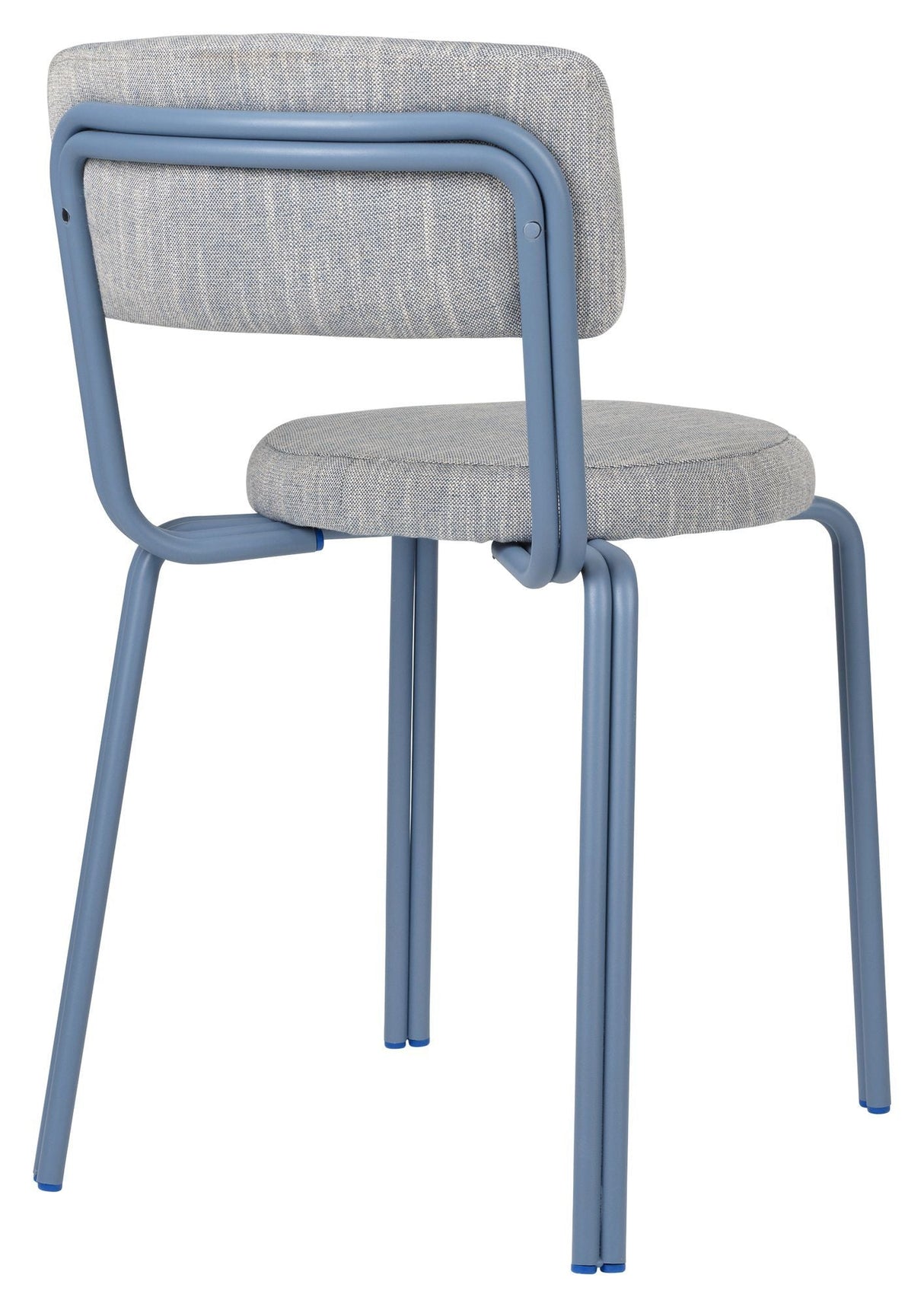 Oda Dining chair Powder coated steel, Blue