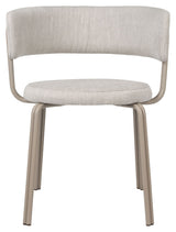 Oda Dining chair with armrests - Warm Gray