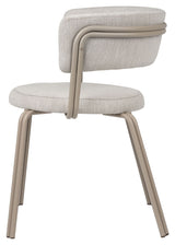 Oda Dining chair with armrests - Warm Gray