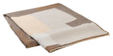 Patch Bedspread - Beige/Brown