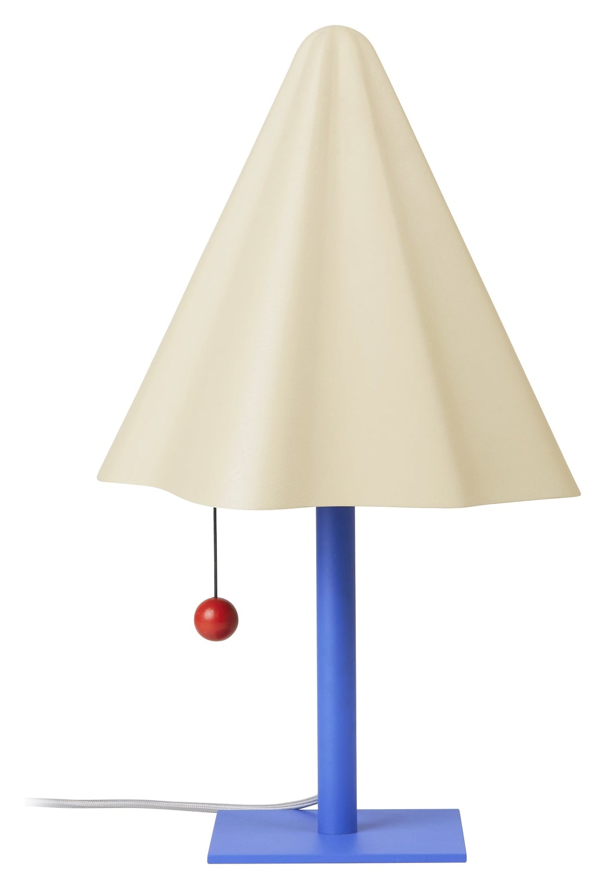 Skirt Table lamp - Light sand/blue