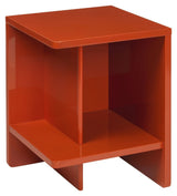 Tenna Bedside table left facing, Orange