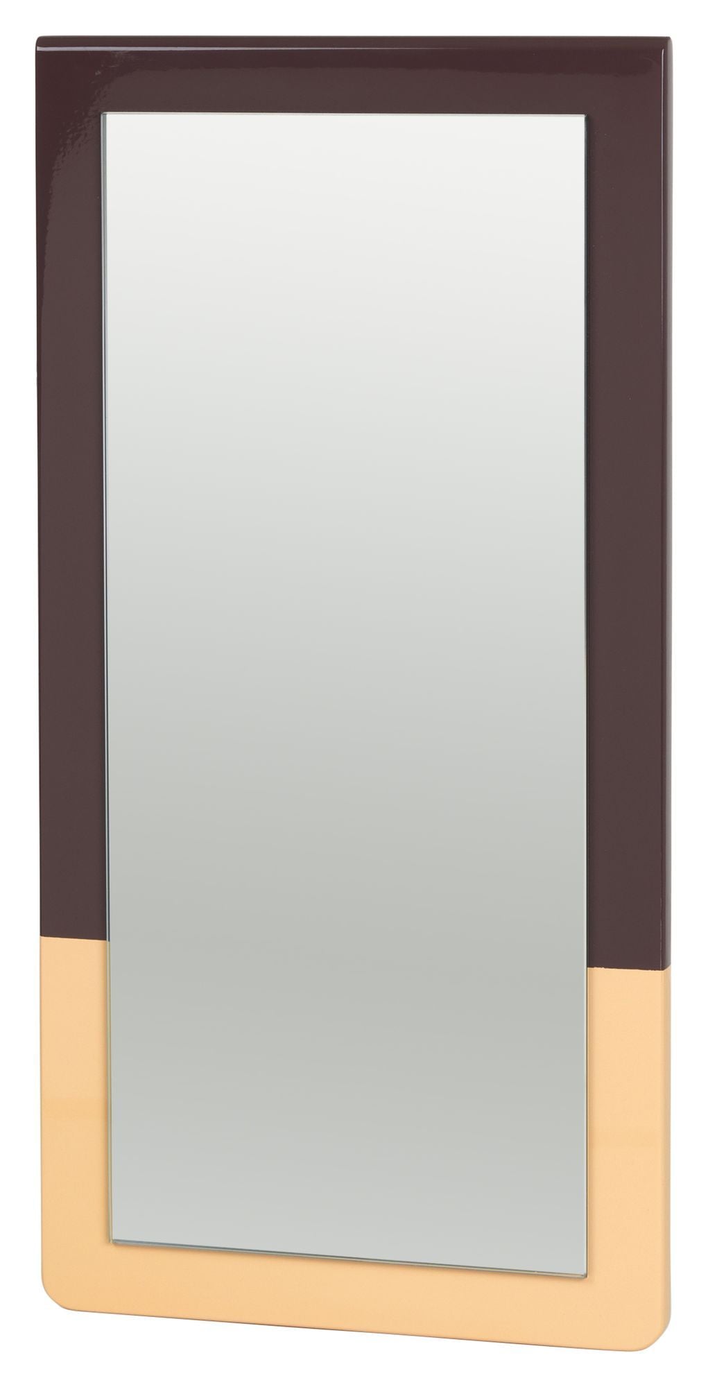 Tenna Mirror Eggplant/Dusty Peach, 52x26