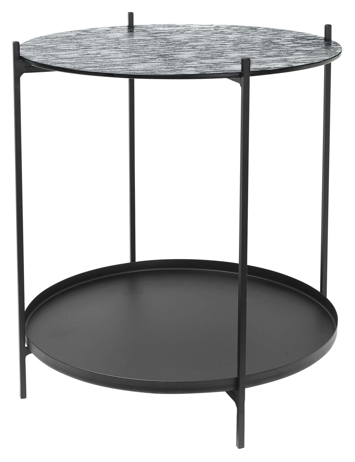 Tristan Side Table - Black, Ø54