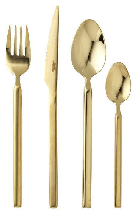 Tvis Cutlery Set 16 parts, Titanium Rose Gold