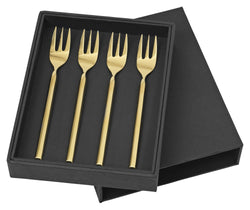 Tvis Cake Forks, Set/4, Titanium Rose Gold