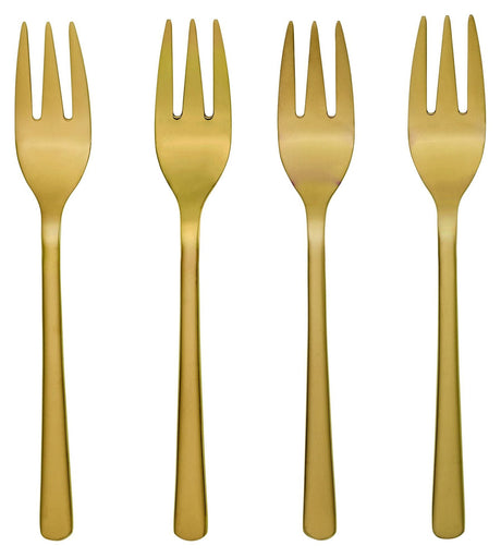 Tvis Cake Forks, Set/4, Titanium Rose Gold