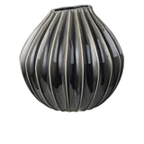 Wide Ceramic Vase XL - Smoked Pearl