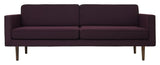 Wind 3-seater sofa, Bordeaux red