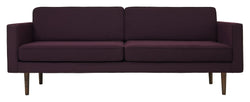 Wind 3-seater sofa, Bordeaux red