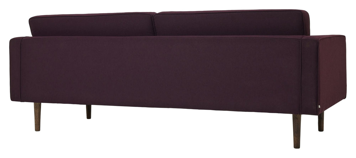 Wind 3-seater sofa, Bordeaux red