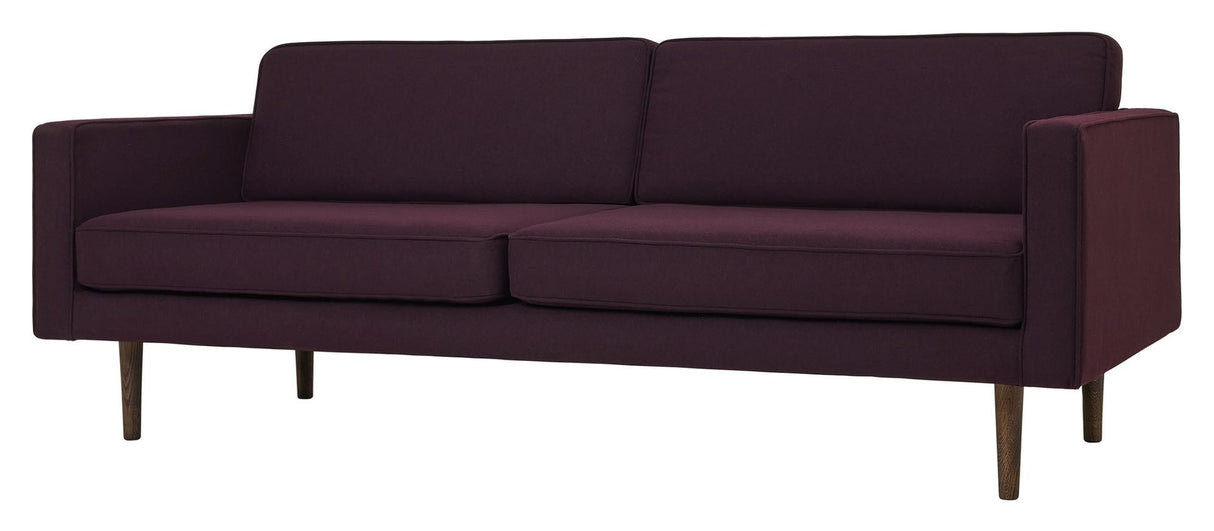 Wind 3-seater sofa, Bordeaux red