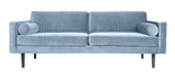 Wind 3-pers. Sofa - Pastel Blue Velvet