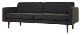 Wind 3-seater sofa, Black