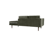 Wind Chaise longue, Grape Leaf Velour