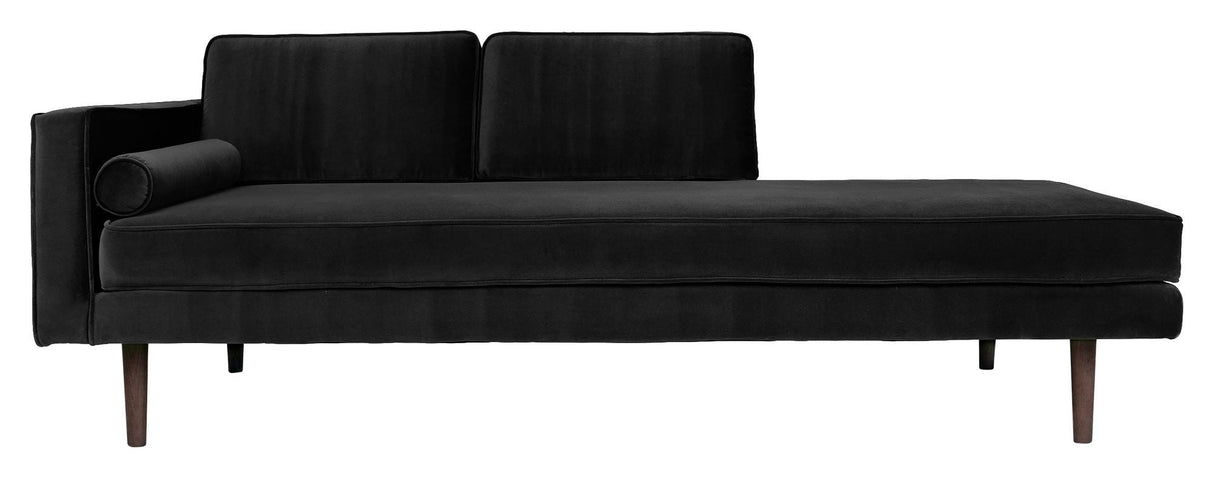 Wind Chaise Long - Black Velvet