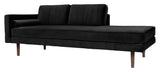 Wind Chaise Long - Black Velvet