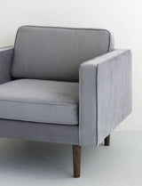 Wind Armchair, Drizzle velour