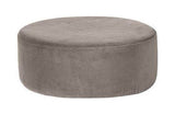 Wind Pouf - Light gray velvet