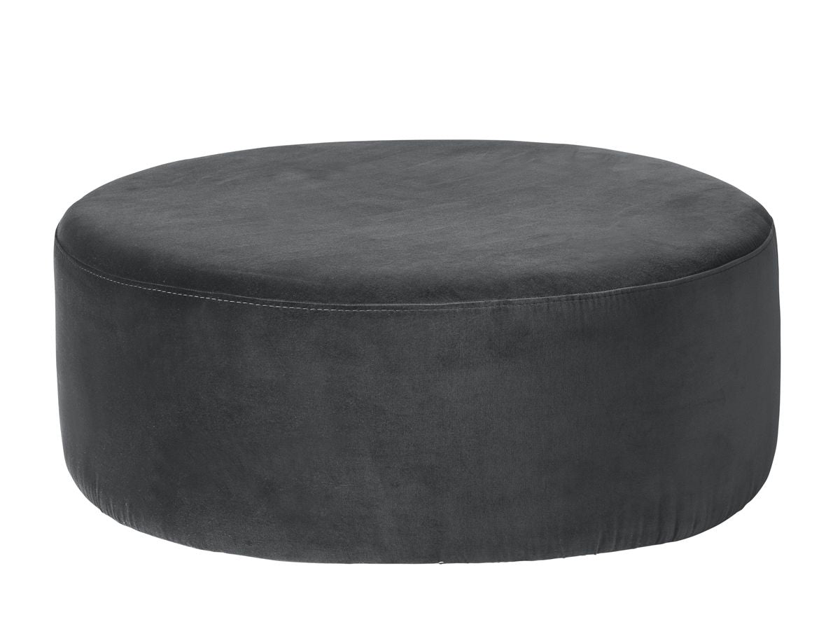 Wind Pouf Ø82 - Magnet velvet