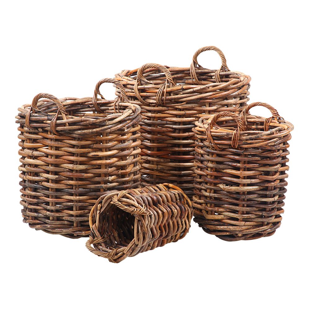 Burton Basket, Round Basket set of 4 pcs.