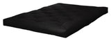 Basic Futon mattress with foam core, 140x200, Black