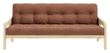 Grab Sofa bed, Pine/Clay brown